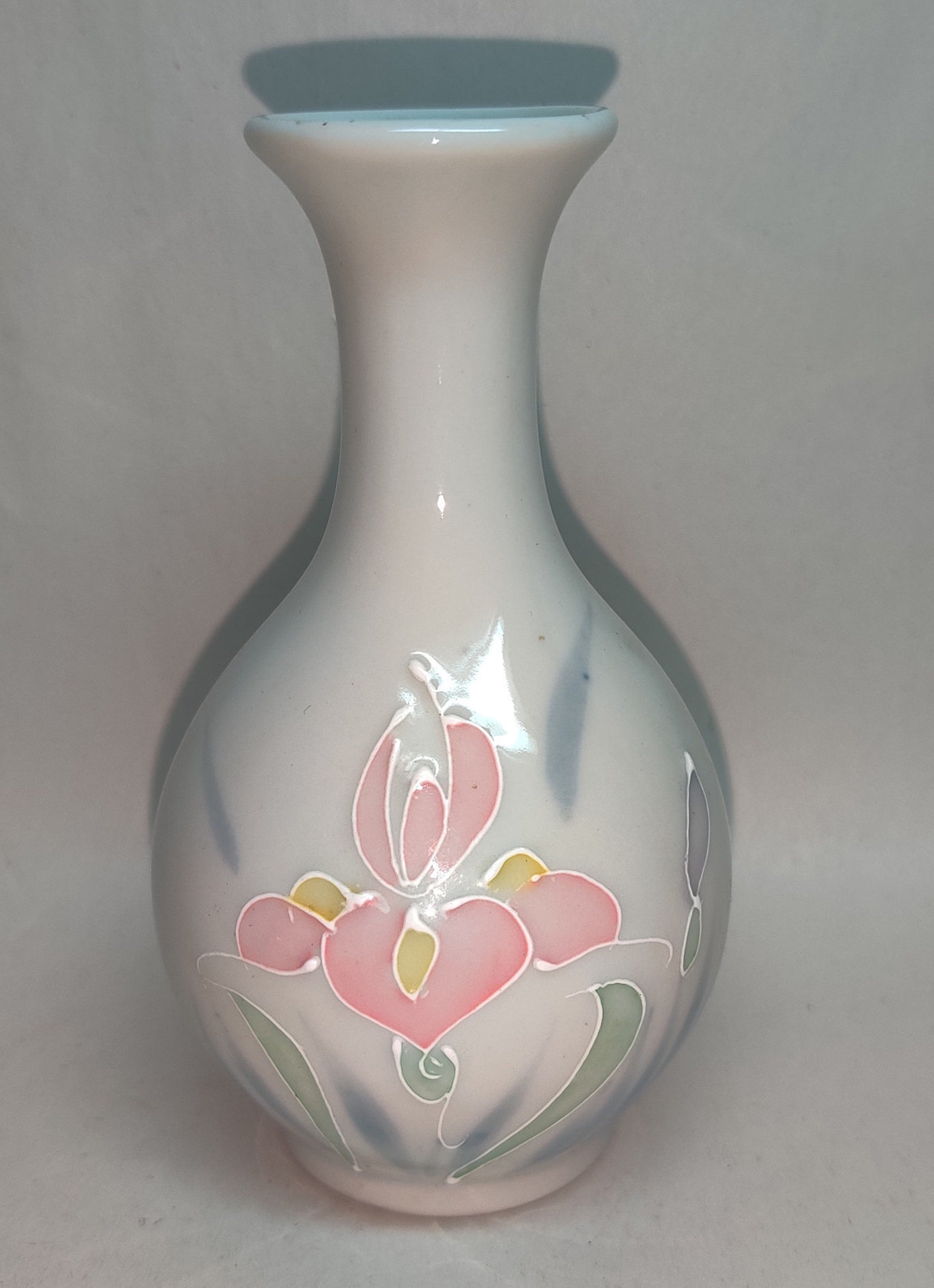 Otagiri Japan Floral Lite Hand Painted Bud Vase Etsy