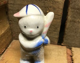 Vintage Ceramic Baseball Bear