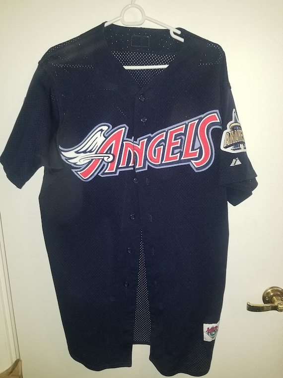 1997 Tim Salmon Anaheim Angels Authentic Russell MLB Jersey Size 44 – Rare  VNTG