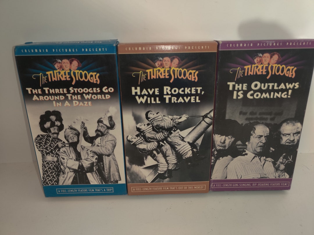 The Three Stooges VHS Tapes Etsy