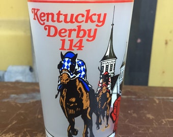 Kentucky Derby 114 Commemmorative Glass