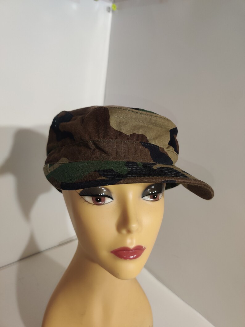 Vintage Army Camo Hat US Army Hat Army Patrol Hat Genuine Etsy