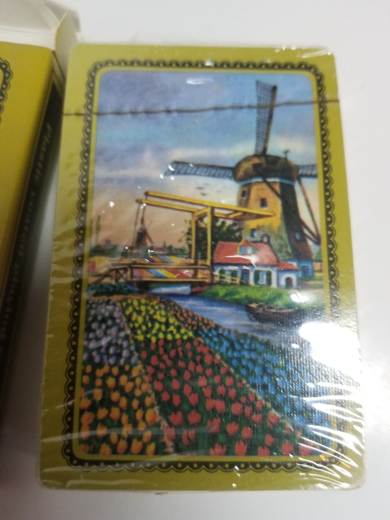 Vintage Holland Playing Cards Souvenir UnOpened Free Shipping