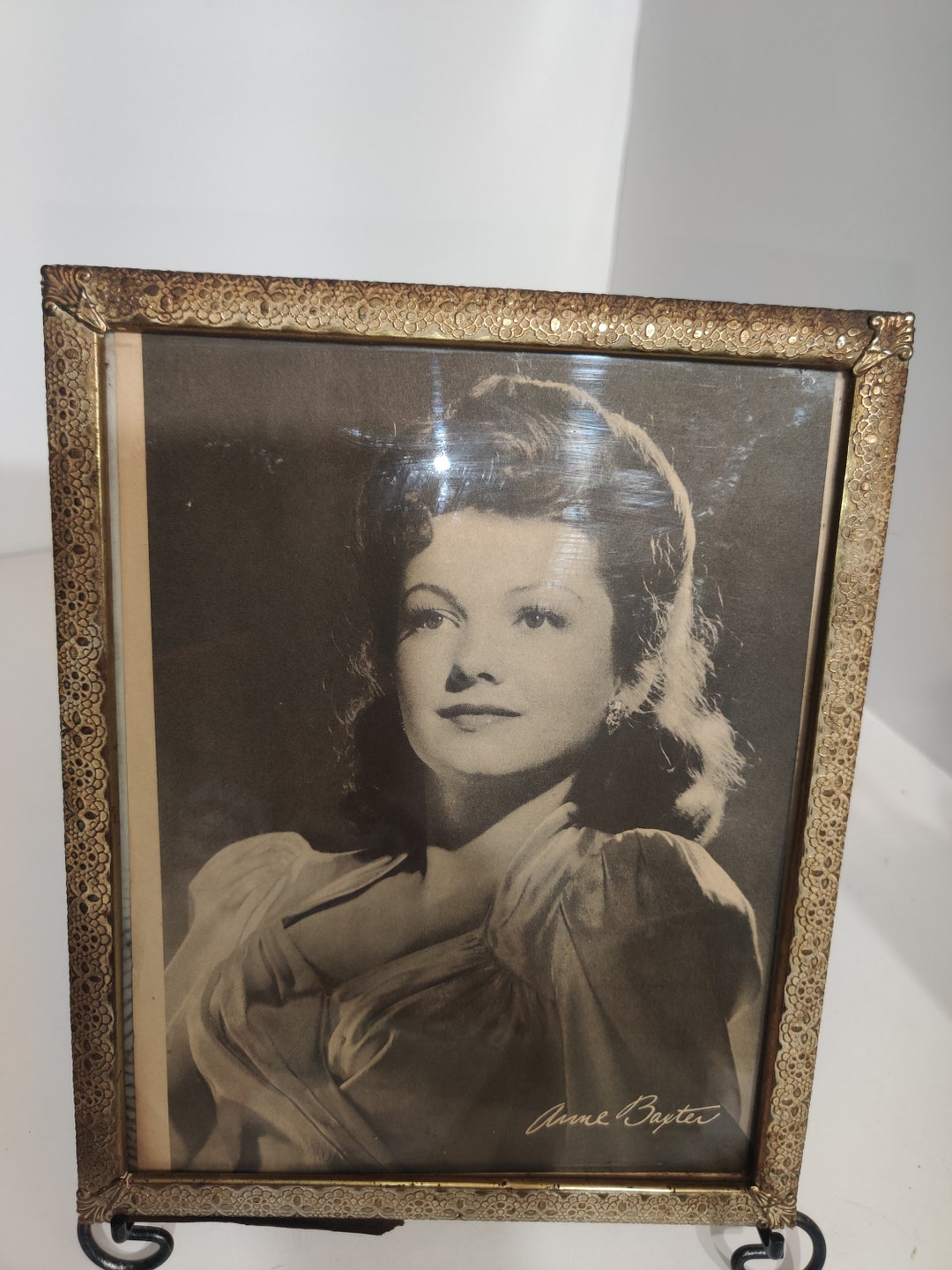 Antique Vintage Metal Picture Frame Etsy