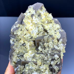 Natural Fluorite on Calcite from Baluchistan Pakistan - 535 gram