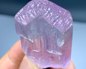 Pink Kunzite Crystal with Mountain Shape Terminations from Afghanistan - 32 grams