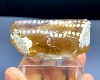 Natural Golden Color Terminated Topaz, Topaz Crystal from Skardu Pakistan - 50 gram