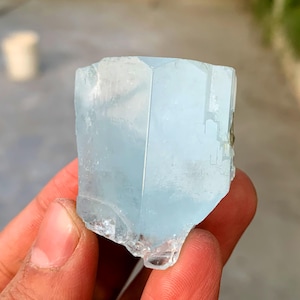 Natural Sky Blue Color Aquamarine Crystal from Nagar Mine Pakistan - 55 gram