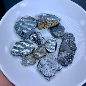 Natural Hematite Crystals Lot, Rough Hematite Stone - 69 gram