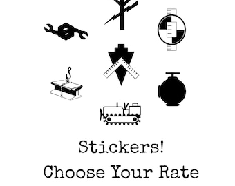 Seabee Rate Sticker: Veteran Military Decal - Made to Order
