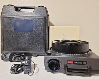 Kodak Carousel 800 Slide Projector Rebuilt Serviced Fully Functional See Video