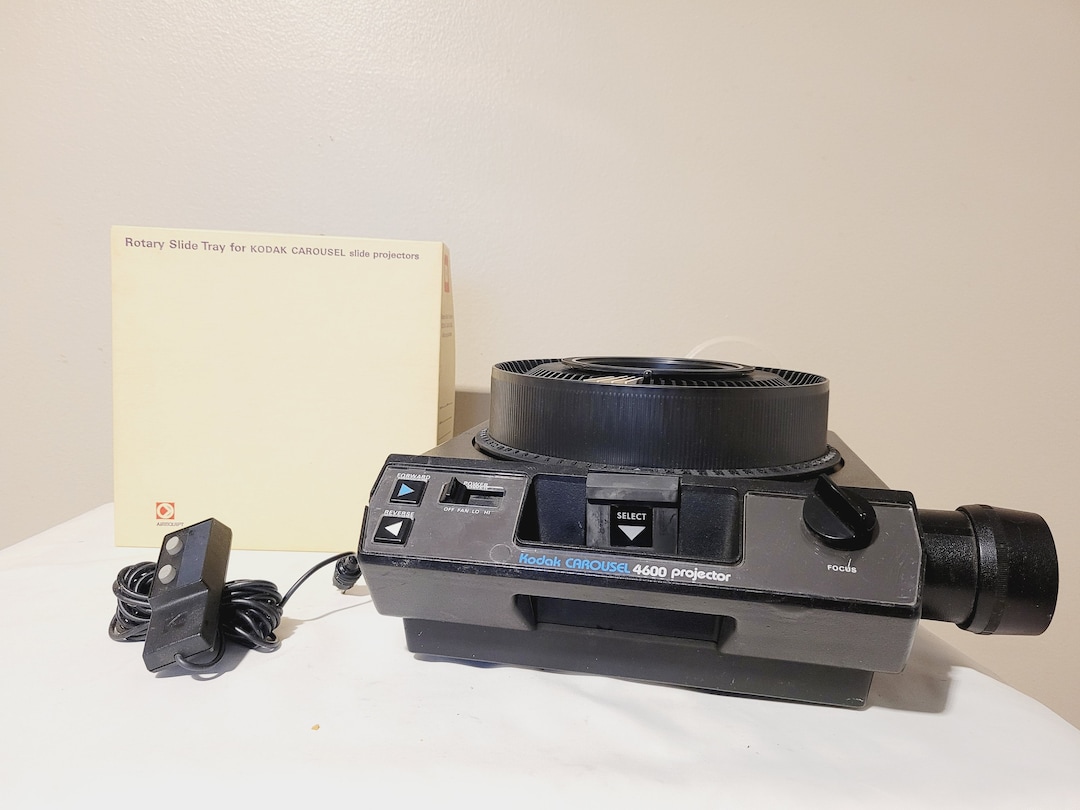 Kodak Carousel 4600 Slide Projector Fully Functional Tested See Video Etsy