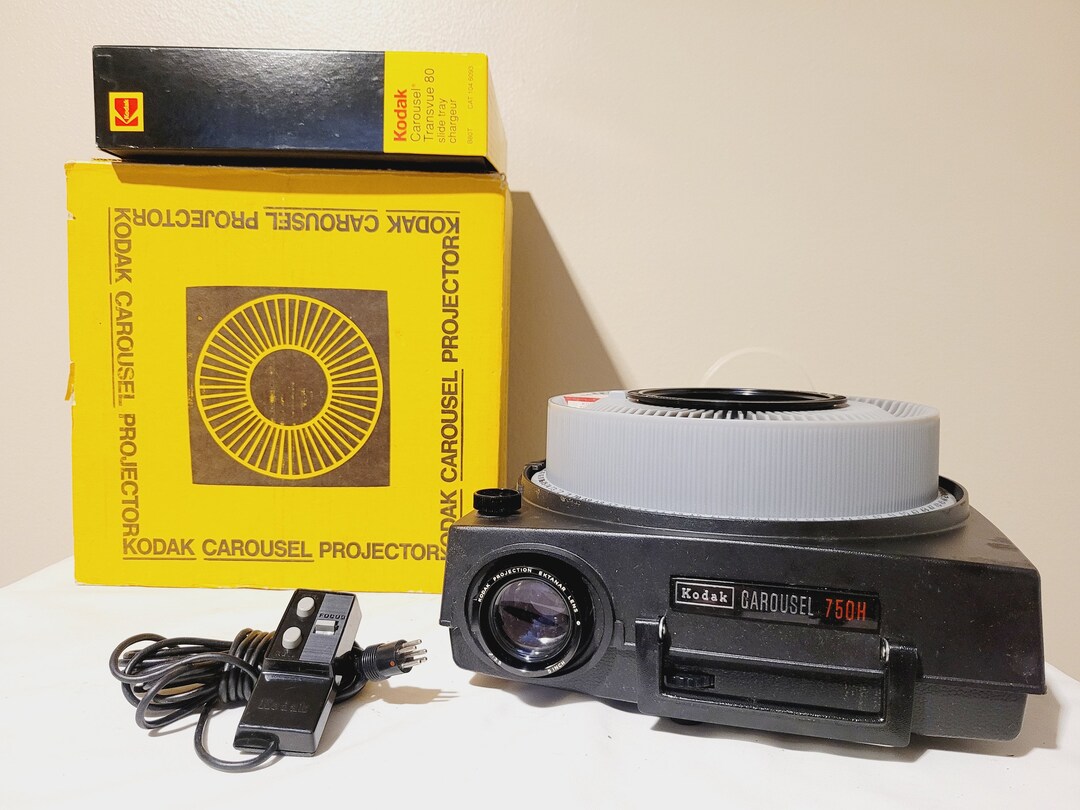 Kodak Carousel 750H Slide Projector Rebuilt Serviced Tested See Video