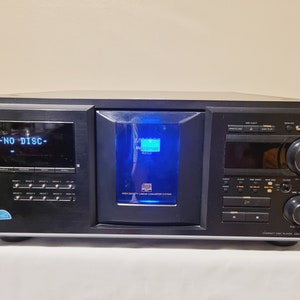 Sony CDP-M333ES Mega Storage 400 Compact Disc Player Serviced Fully Functional