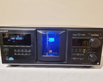 Sony CDP-M333ES Mega Storage 400 Compact Disc Player Serviced Fully Functional