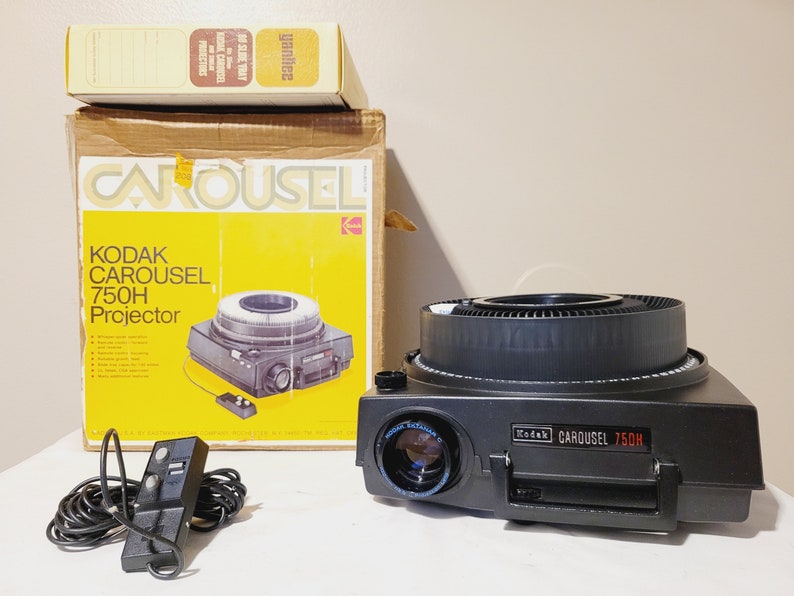Kodak Carousel 750H Slide Projector Rebuilt Serviced Fully Functional