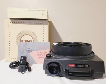 Kodak Carousel 750H Slide Projector Rebuilt Serviced Fully Functional See Video