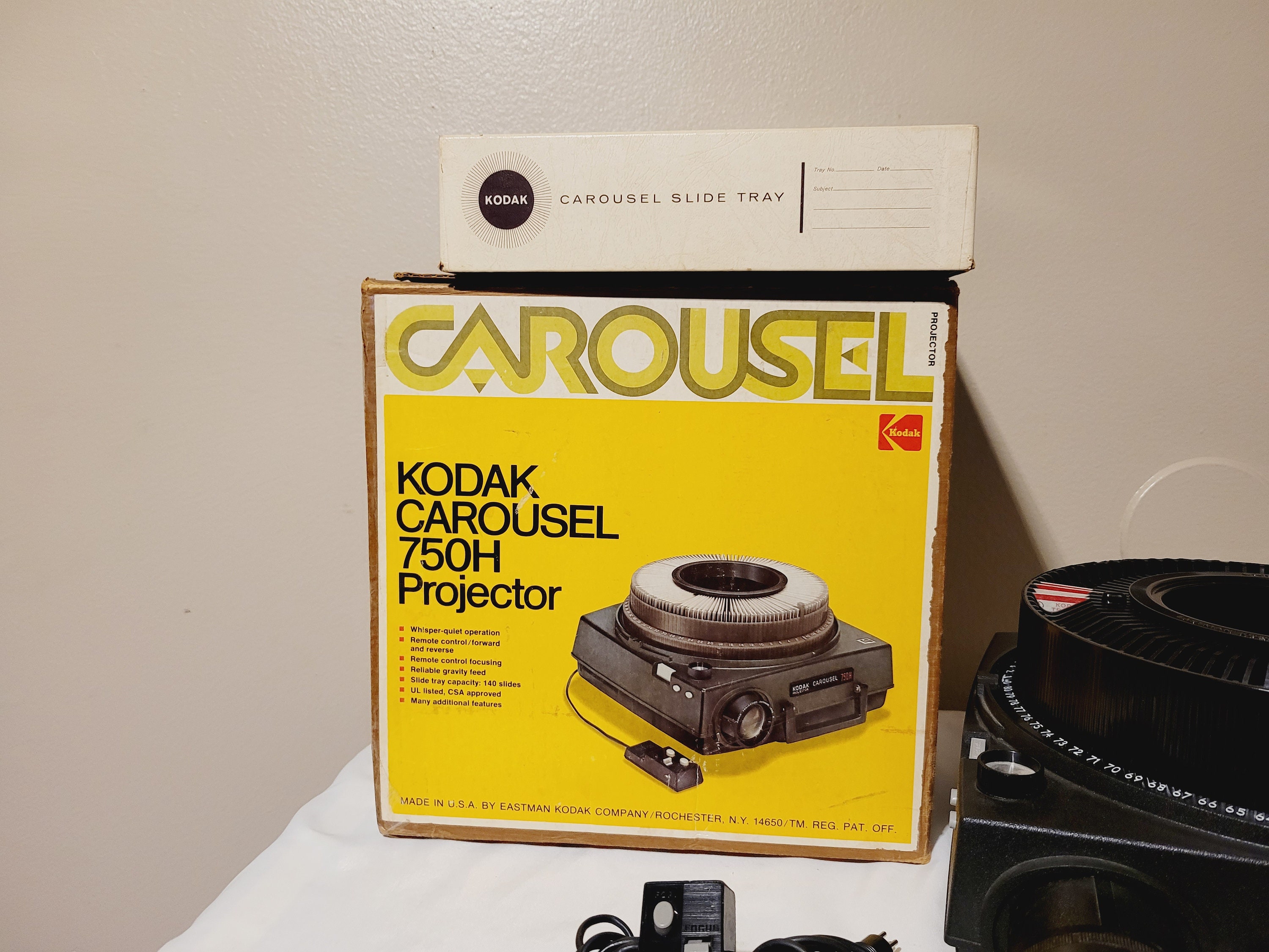 Kodak Carousel 750H Slide Projector Rebuilt Serviced Fully Functional