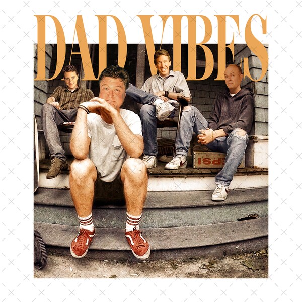 Retro Sitcom Dad Vibes Thug Life PNG, Sitcom 90’s Dads Png, Funny Dad Png, Happy Father’s Day Png, Father’s Day Gift, Digital File