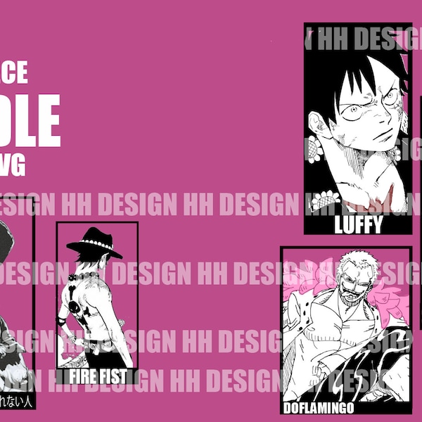 One Piece All in one Bundle / luffy / ace / Doflamingo / shanks