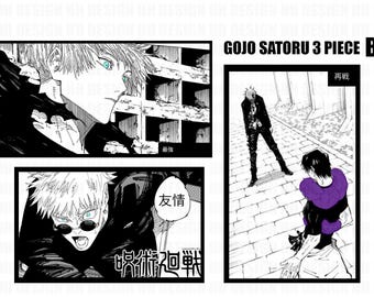 Jujutsu kaisen Gojo Satoru 3+ DESIGNS - SVG - PNG -