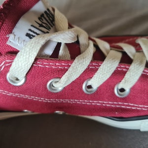 Converse Rote Low Top Canvas Sneakers Retro Schuhe Unisex M9691 Größe 36,5 Bild 3