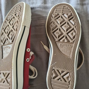 Converse Rote Low Top Canvas Sneakers Retro Schuhe Unisex M9691 Größe 36,5 Bild 9