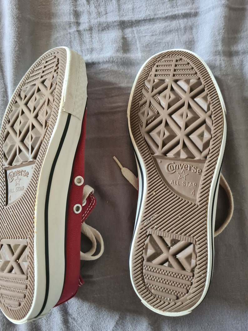 Converse Rote Low Top Canvas Sneakers Retro Schuhe Unisex M9691 Größe 36,5 Bild 9