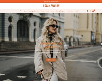 Fashion & Accessories Elementor Template Kit | Wordpress template, elementor website theme