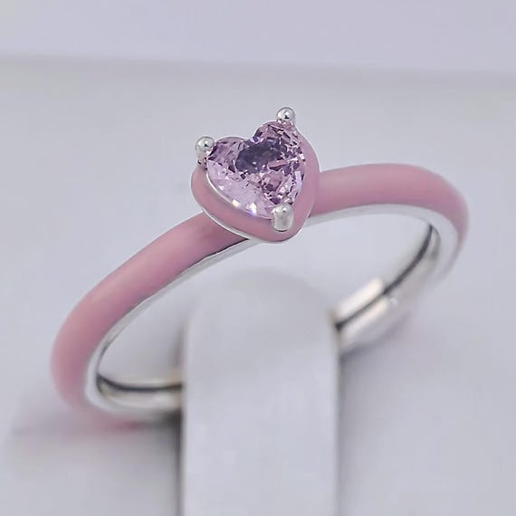 PANDORA Pink Chakra Heart Ring エナメルリング PANDORA Pink Chakra Heart Ring エナメルリング (PANDORA/指輪