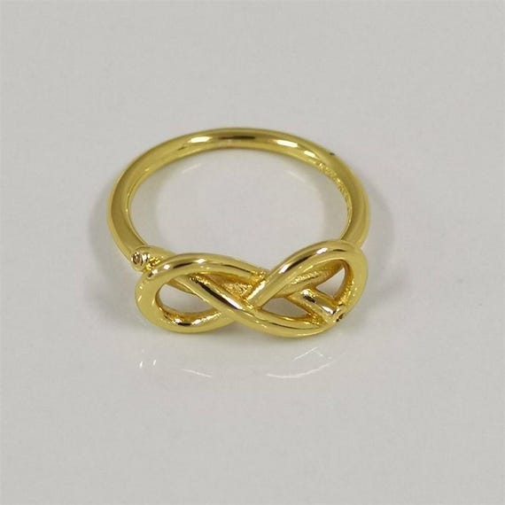 Pandora Infinity Knot Ring Gold UK