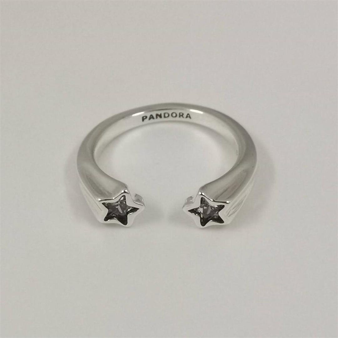 Pandora Silver Shooting Stars Open Ring