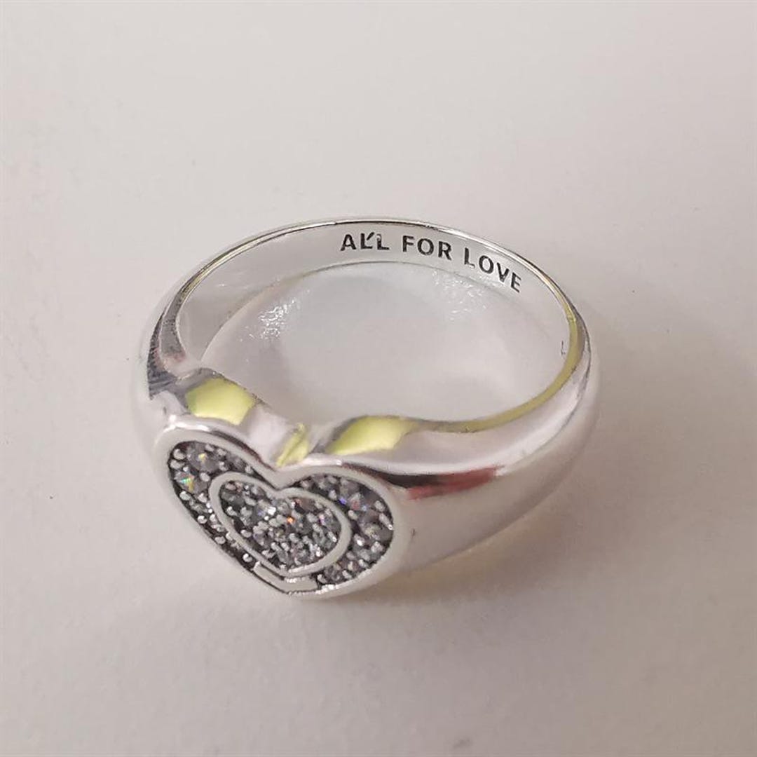 Radiant Heart Pandora Valentines Ring Pandora Elevated Red Heart