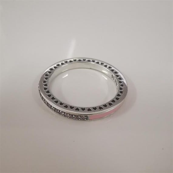 Radiant Heart Pandora Valentines Ring Pandora S925 Ale Pink