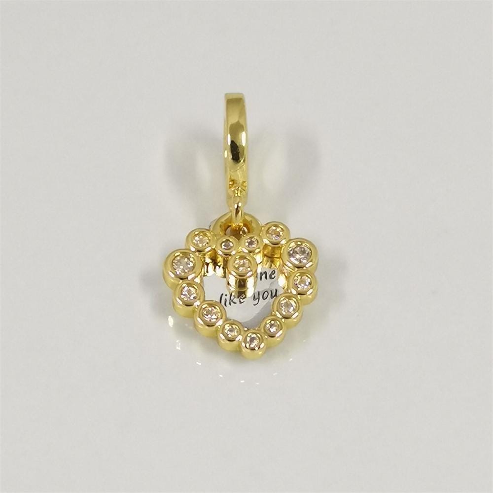 Pandora Sparkling Heart Double Dangle Charm - Etsy