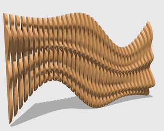 Vector files for Parametric wall 30"x50" for plywood or MDF 3/4"