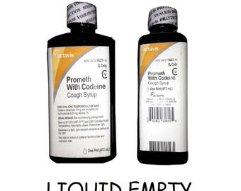 Actavis Glass Pint empty BOTTLE Movie Prop Replica Item Vintage