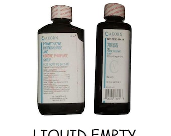 Akorn Glass Pint empty BOTTLE Movie Prop Replica Item Vintage