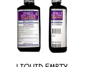 Alpharma Glass Pint empty BOTTLE Movie Prop Replica Item Vintage