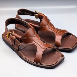 Open Sandals Genuine Leather Handmade Peshawari Chappal |Traditional| Premium Quality Peshawari Men&#39;s Chappal