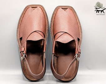 Handmade Leather Peshawari Chappal Sandal: Traditional Pakistani Footwear