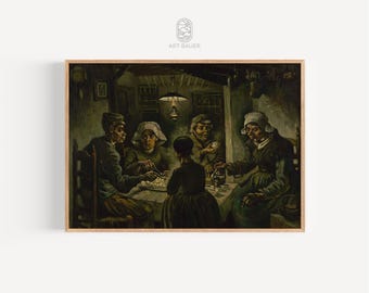 フィンセント・ファン・ゴッホ：ジャガイモを食べる人々（1885年