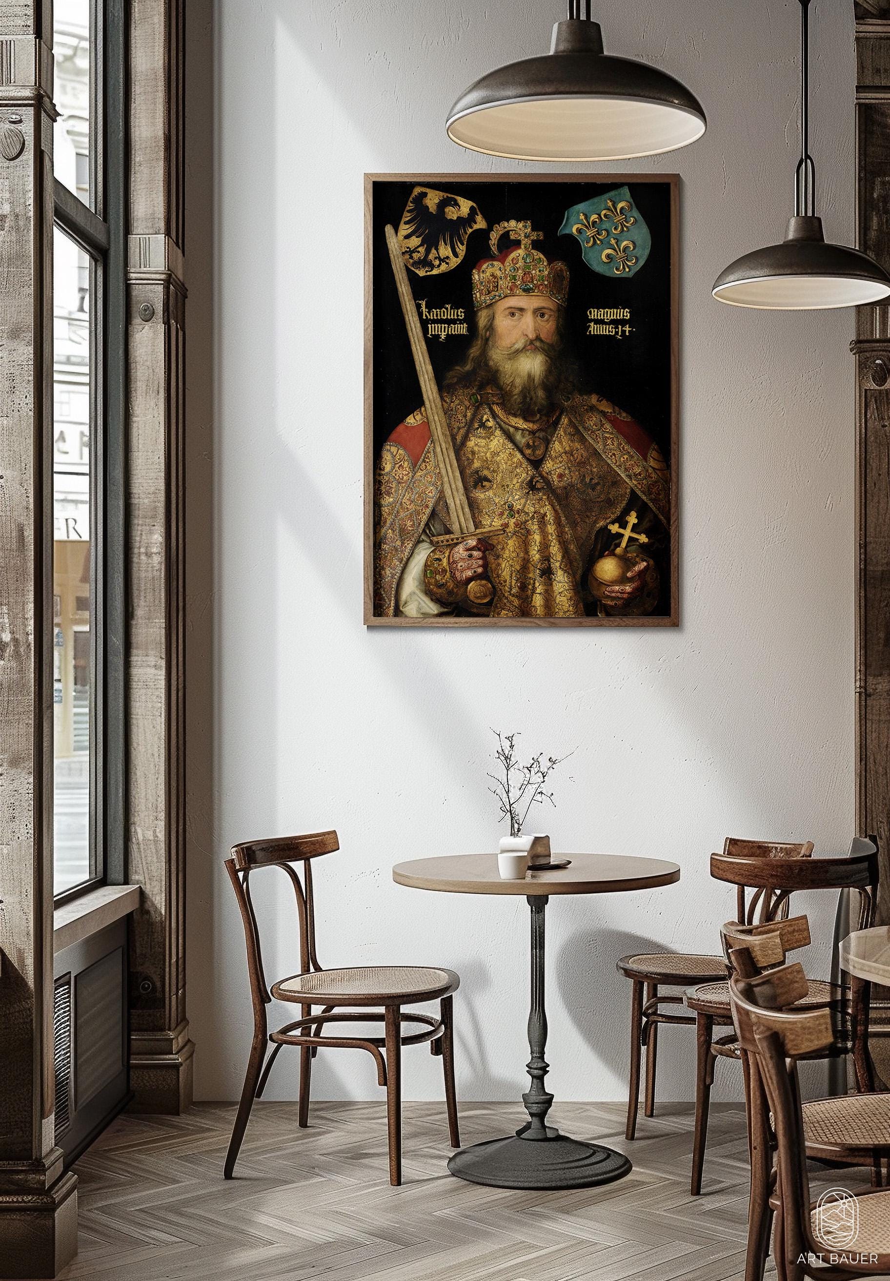 Emperor Charlemagne | Albrecht Dürer, 1513 | Charlemagne Print
