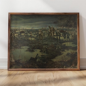 The Harvest of Battle | Framed Print | Nevinson, 1919 | War Art, WWI Battlefield Scene, War Decor