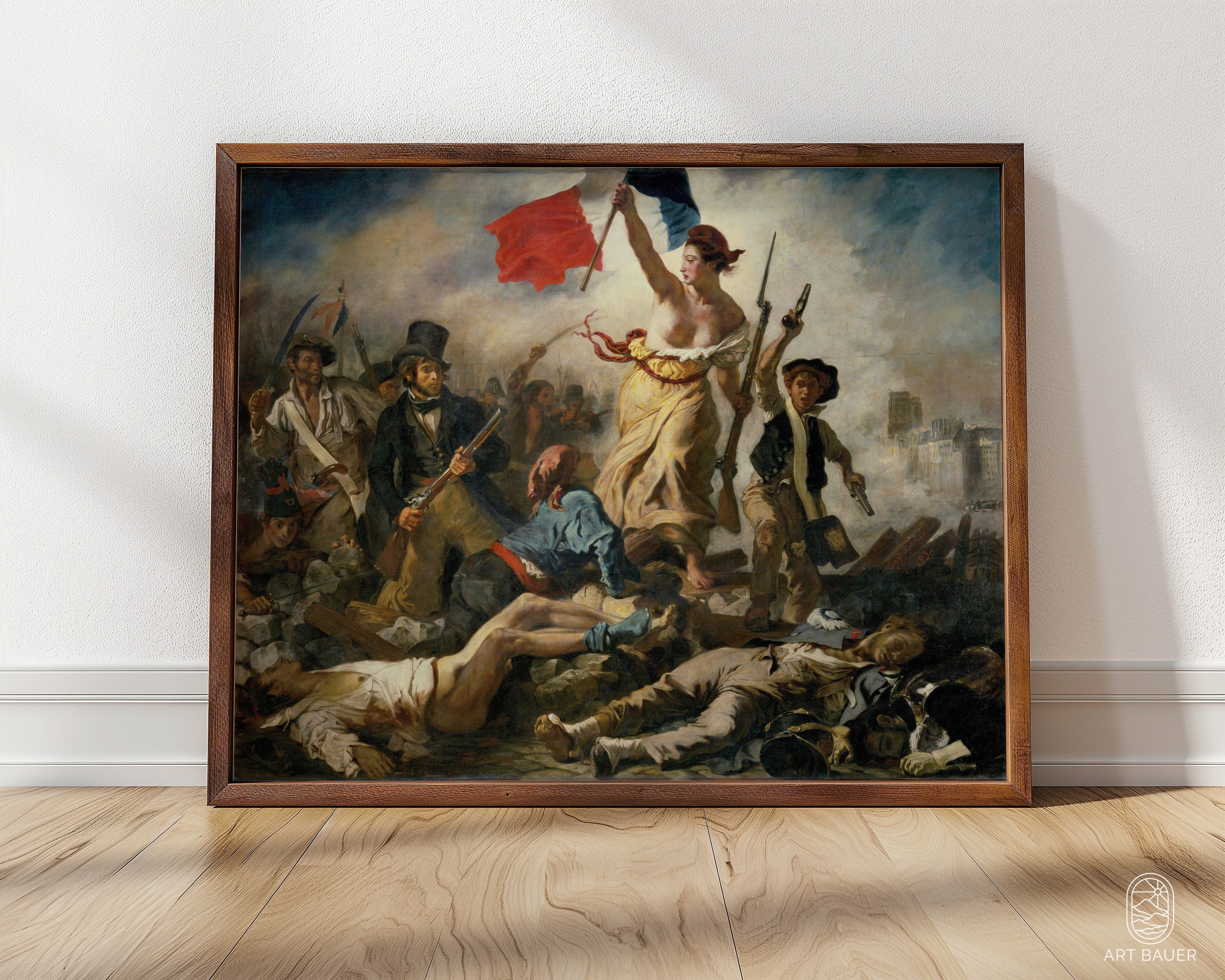 Eugene Delacroix, Liberty Leading the People (1830) | French