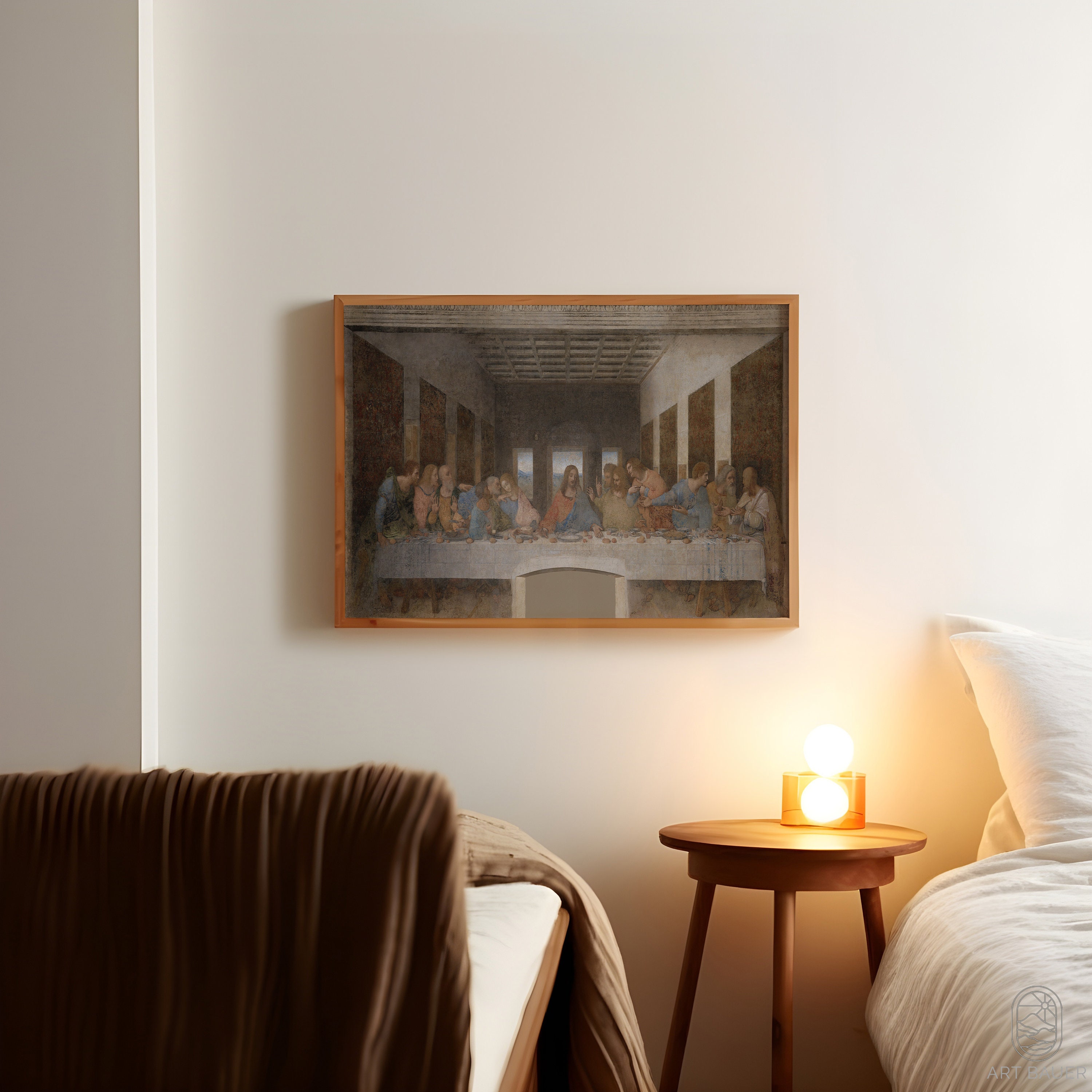 The Last Supper, Leonardo Da Vinci (1498) | Religious Art Print, Jesus ...