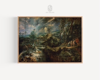 Filemon i Baucis | Peter Paul Rubens, 1620 | Mitologia, sztuka ścienna Rubensa, historyczna sztuka | Galeria wydruków