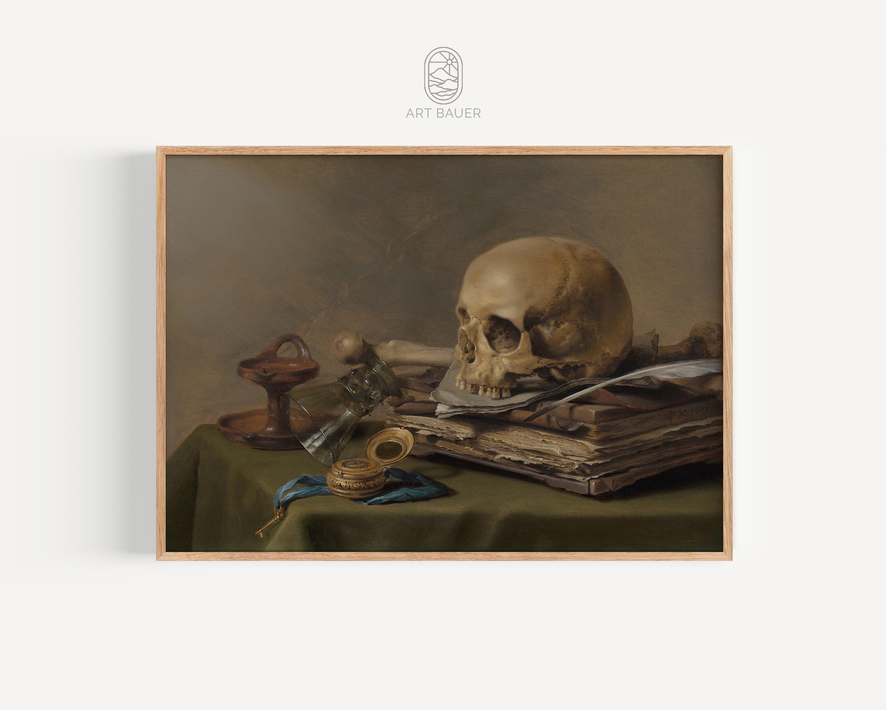 Vanitas Still Life | Pieter Claesz, 1630 | Moody Artwork, Vanitas