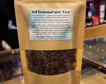 Organic InflammaCare Herbal Tea - Caffeine Free Botanical Blend for Daily Comfort & Balance