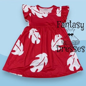 Lilo Red Girl Dress Lilo and Stitch Dress